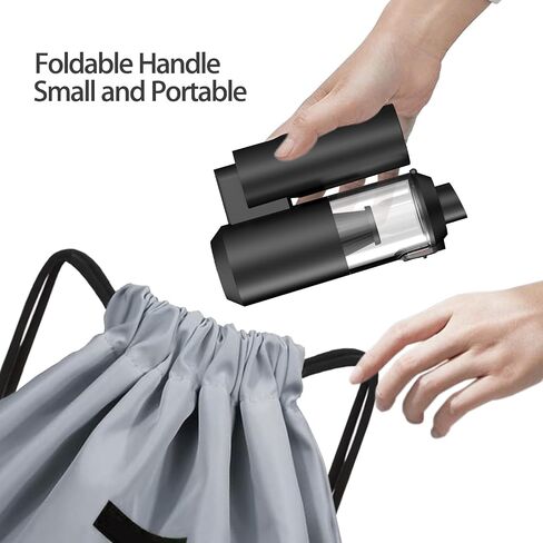 90°Foldable Handheld Car Vacuum Cleaner,14500 PA Handheld Vacuum Cordless Brushless Motor,4-in-1 High Power portable vacuum with LED Light for car, Home, Office in Saudi Arabia