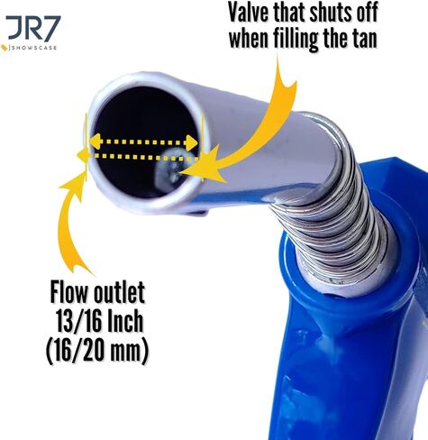 Blue Fuel Nozzle with 3/4 inlet and 13/16 inch outlet auto shut of in Saudi Arabia