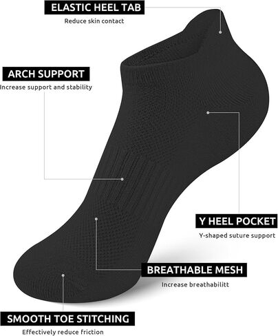 10 أزواج من جوارب الأطفال للأولاد والبنات جوارب رياضية منخفضة القطع للكاحل نصف مبطنة من القطن بدون جوارب in Kuwait