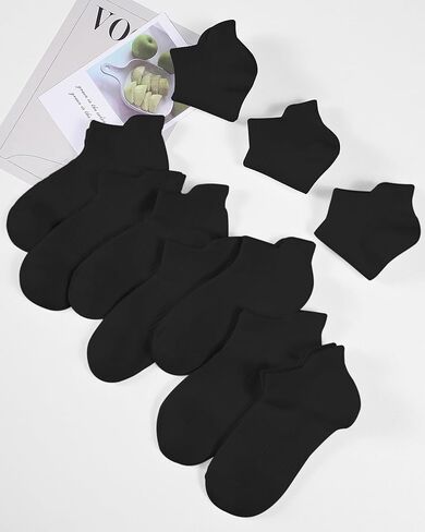 10 أزواج من جوارب الأطفال للأولاد والبنات جوارب رياضية منخفضة القطع للكاحل نصف مبطنة من القطن بدون جوارب in Kuwait