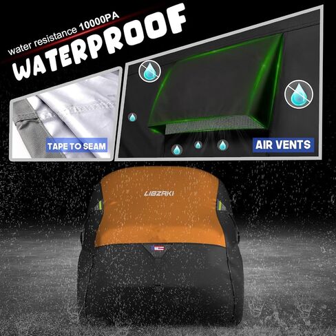 600D ATV Cover Waterproof Heavy Duty Trailerable 4 Wheeler Cover Quad Cover Atv Covers All Season Weather Proof Outdoor UV Protection for Polaris Kawasaki Yamaha Suzuki Can-Am Black/Gray-M in Saudi Arabia