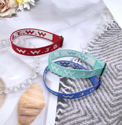 9-27Pcs W.W.J.D. Webbing Bracelets What Wound Jesus Do Bracelets Inspirational Christian Bracelets for Women Men Adjustable Religious Woven WWJD Wristbands for Fundraisers in Saudi Arabia