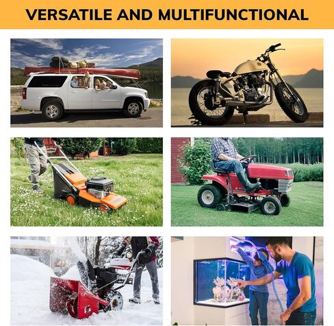 خرطوم سيفون يدوي بطول 4.9 قدم للبنزين، مضخة مصاصة سائلة متعددة الوظائف، مضخة سيفون للغاز والزيت والبنزين وخزان المياه السائل المحمول، مع صمام تدفق وإبزيمين ثابتين in Kuwait