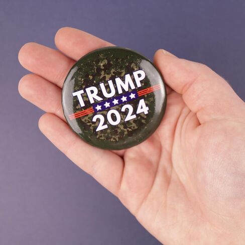 مجموعة أزرار الانتخابات ترامب فانس 24، دبوس الحملة الرئاسية، ملحق جمهوري للمسيرات والتجمعات، 2.25 بوصة (عبوة من 6 قطع) in Kuwait