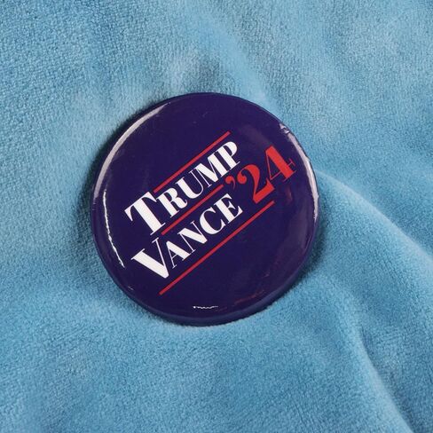 مجموعة أزرار الانتخابات ترامب فانس 24، دبوس الحملة الرئاسية، ملحق جمهوري للمسيرات والتجمعات، 2.25 بوصة (عبوة من 6 قطع) in Kuwait