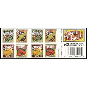 Summer Harvest Sheet of 20 x Forever US Postage Stamps