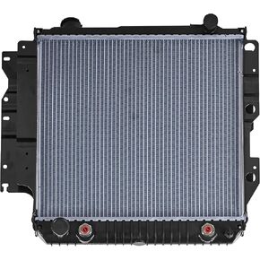 Aluminum Radiator 1682(2101) for Automotive Replacement Engine Radiators Compatible with 1987-2006 Jeep Wrangler TJ YJ 4.0L l4 l6,Jeep Wrangler Base Islander Renegade 2.5 4.0 4.2 L6 DPI 1682