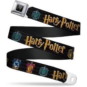 Harry Potter Seatbelt Buckle Belt Hufflepuff Ravenclaw Gryffindor Slytherin