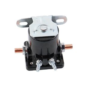 Upgrade Hot Rod 12v Starter Solenoid Relay SW3 Replacement for 1956-up Ford Truck Starter Replaces B-6A-11450A C6AF C7AF C3912 C9AF SNL135 50-430 (Black)