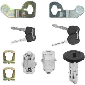 88937321 gnition Lock Cylinder and 4Keys Replacement For Silverado Suburban Tahoe GMC Sierra 2001-2007 15298924