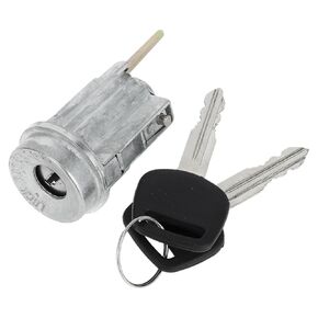 Ignition Lock Cylinder W/Keys - for Toyota Corolla 1998-2002 Metal Silver Tone -Car Ignition Lock Steering Lock Cylinder 1 Set