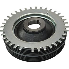 TRQ Harmonic Balancer Crankshaft Pulley Compatible with Mazda Protege 626