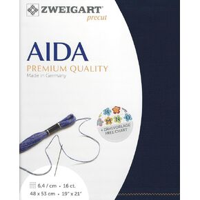 Precut Zweigart Aida 16 Count Beige 3251/3740. Needlework Canvas, Cross Stitch Fabric, Embroidery Canvas 100% Cotton