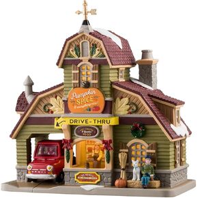 Lemax Pumpkin Spice & Everything Nice Coffee Shop #45241