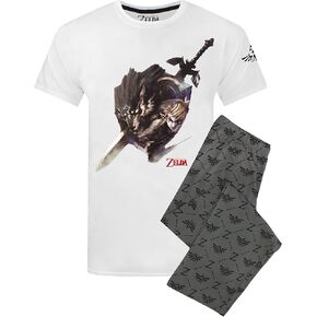 The Legend of Zelda Pyjamas Mens Nintendo T Shirt & Lounge Pants Set