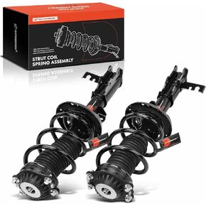 A-Premium Front Pair (2) Complete Strut and Coil Spring Assembly Compatible with Buick Envision 2017 2018 2019 2020, FWD, Driver and Passenger Side