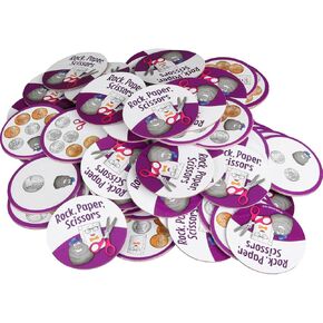 Really Good Stuff Rock, Paper, Scissors Math Game - Adding Coins - 1 Game