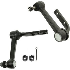 TRQ Steering Idler Arm Pair Left & Right Set LH RH Compatible with Chevy Astro GMC Safari Van
