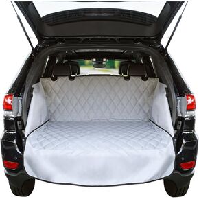 Jumbl Cargo Liner for SUV's and Cars, Waterproof Material, Non Slip Backing, with Side Walls Protectors, Extra Bumper Flap Protector, Large Size - Universal Fit