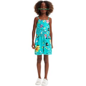 Desigual Little Girl's Mono Corto Tirantes
