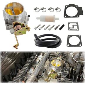 1724 62mm Throttle Body Replacement Kit for 1991-2003 Wrangler Cherokee 4.0L YJ TJ XJ ZJ WJ High Flow Power