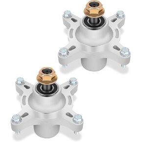 Lawn Mower Spindle for Exmark Quest Toro TimeCutter 5000 6000 SW4200 SS4235 Lawn Tractors Mandrel Assembly Replacement Part Number 121-0751 117-7439 2 Pack