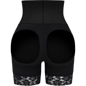 Avidlove Shapewear Tummy Control Body Shaper Short High Waisted Body Shaper Short Butt Lifting Panties Thigh Slimmer Shapewear Girdle Butt Lifter Shapewear（Black,L