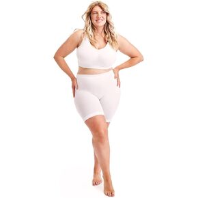 All Woman Plus Size Anti-Chafing Short Leg Under Dress Slip Shorts Panties Underwear Boyshorts - SINGLE PAIR