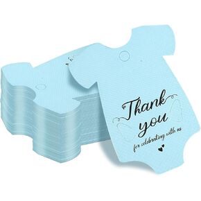 100 Pcs Price Tags, Blue Blank Labeling Tags, Marking Tags for Clothing Hang Tags Gift Decoration Wedding Birthday Thank You Celebration Card handicrafts - 2.12 x 2.75 Inch
