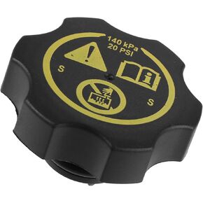 Motoforti Car Radiator Coolant Reservoir Expansion Tank Cap, Coolant Recovery Bottle Cover, for Buick Verano 2.0L 2013-2016, Plastic, No.13502353, Black