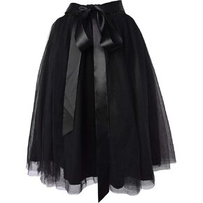 Dancina Girls Knee Length Tutu Layered Tulle Skirt Ages 2-13