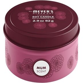 MRS MEYER'S Mum Tin Candle, 2.9 OZ