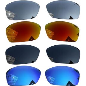 4 أزواج من العدسات البديلة المستقطبة لنظارات Oakley Hijinx الشمسية، مناسبة تمامًا، مقاومة للكسر، مضادة للخدش، عبوة اقتصادية