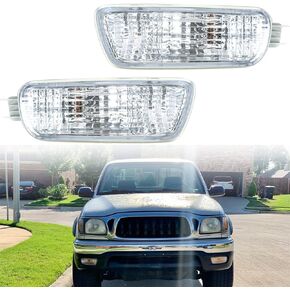 munirater 2PCS Side Marker Corner Parking Lights Left Driver & Right Passenger Side Front Turn Signals Replacement for 2001-2004 Tacoma 8151004080, TO2531140, 8152004080, TO2530140