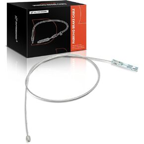 A-Premium Intermediate Side Parking Brake Cable Assembly Compatible with Ford Models: E-350 Econoline 1995-1998, E-350 Econoline Club Wagon, E-350 Super Duty, E-450 Super Duty, Econoline Super Duty