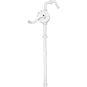 TERA PUMP Rotary Hand Drum Pump, Fits 15 to 55 Gallon Drum Pumps, Corrosion Resistant, Polypropylene Material, Hand Siphon Barrel Pump for DEF, Ad Blue, Antifreeze, Chemicals, and More
