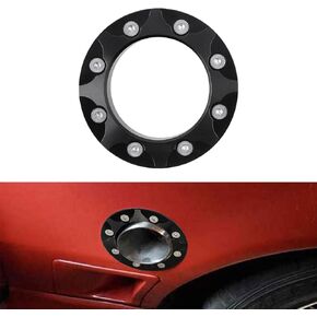 Bevinsee 3" inch Escape Pipe Fender Exit Bezel Trim Ring Bumper Flange 3.1" Fabrication Side Escape Turbo Dump Trim Ring Bumper Flange, Billet Aluminum