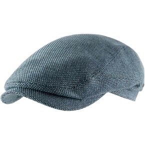 Stetson Taleco Wool Flat Cap with Linen Women/Men - Made in The EU