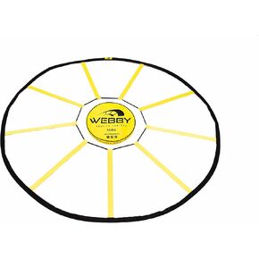 Webby React Agility Trainer – Circle Speed and Agility Ladder for High Intensity Reactive Footwork Drills and Skills – A Circular Piece of Reaction Training Equipment That Changes The Way You Move…