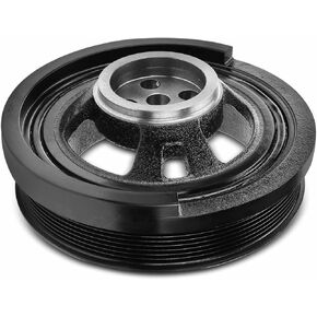 A-Premium Engine Harmonic Balancer Crankshaft Pulley - OHV V8 6.7L - Compatible with Ford F-250 F-350 Super Duty 2011-2020, F-450 F-550 Super Duty 2011-2017 2019, F650 F750 2019, Replace# LC3Z6312C