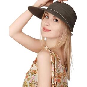 Womens Sun Hats for Women Wide Brim Sun Hat UV Protection Caps,Large Brim Summer UV Green