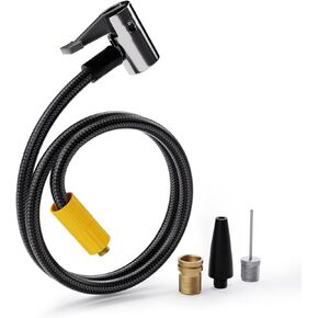 VTOMAN Air Inflator Hose Adapter for X1, X5, X6Pro, X7 Air Compressors, 19.68" Locking Tire Chuck Tube, Tire Inflator Universal,Suit for Car, Bicycle, motorcycle