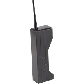 Retro Brick Cell Phone Ornament, Lightweight and Portable Vintage Cellular Phone Model Simulation Photographic Props Stylized Ornaments (Black)