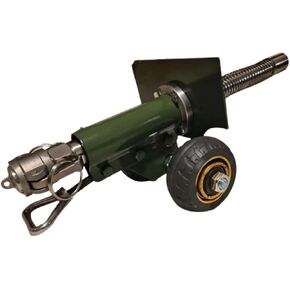 Firecracker Artillery Cannon,Stainless Steel Mini Cannon, Military Model Collection Ornaments, 304 Stainless Steel Cannon Model Firecracker Launcher, Handcraft (Color : Azzurro) in Saudi Arabia