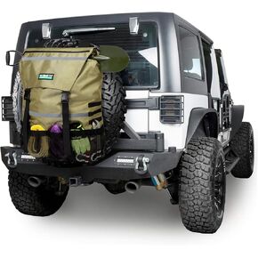 Spare Tire Trash Bag, Offroad Spare Tire Storage Bags Heavy Duty Truck Tailgate Trash Bag Fits up to 40" Tire, Large Recovery Gear Firewood Camping Cargo Storage Bag for Jeep Truck SUV Car