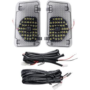 Powerty LED Lights for 2022 2023 2024 2025 Toyota Corolla Cross Accessories Trunk Light Cargo Lamps Decorative Atmosphere Lamp Cargo Ceiling Lighting 2 PCS (Only for Electric Tailgate Versions)