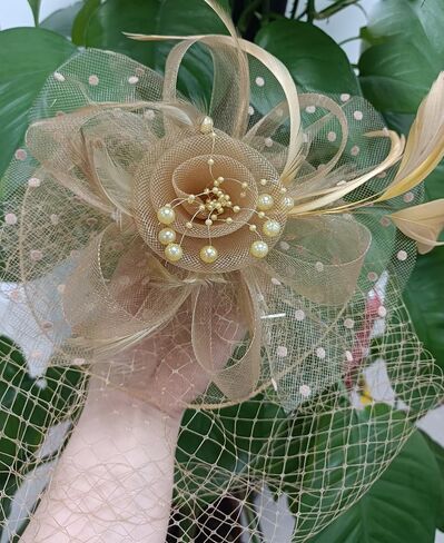 Fascinators Hats Women Pillbox Hat Feathers Derby Headband Wedding Headwear Tea Party Hair Clip 20s 50s Top Hat in Saudi Arabia