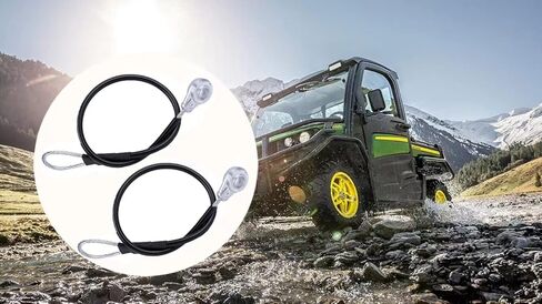 M159508 2 قطعة كابل معدات الباب الخلفي مناسب لجون ديري غاتورز M TE TH TX XUV TH TX HPX615E HPX815E XUV825E/M كابلات الباب الخلفي in Kuwait