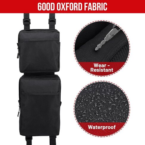 ATV Fender Bags Detachable ATV Saddle Bags Waterproof Gear Bags Motorcycle Rear Tank Saddlebags Compatible with Yamaha, Honda, Bombardier, CFMOTO in Saudi Arabia