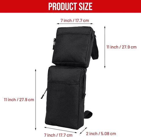 ATV Fender Bags Detachable ATV Saddle Bags Waterproof Gear Bags Motorcycle Rear Tank Saddlebags Compatible with Yamaha, Honda, Bombardier, CFMOTO in Saudi Arabia